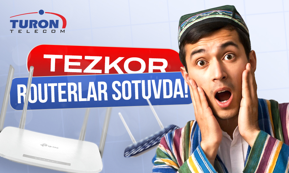Sizga kuchli Wi‑Fi router kerakmi? Bizda u bor!